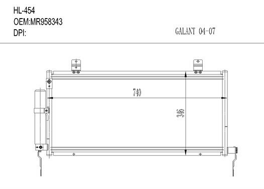 三菱HL-454 GALANT 04-07