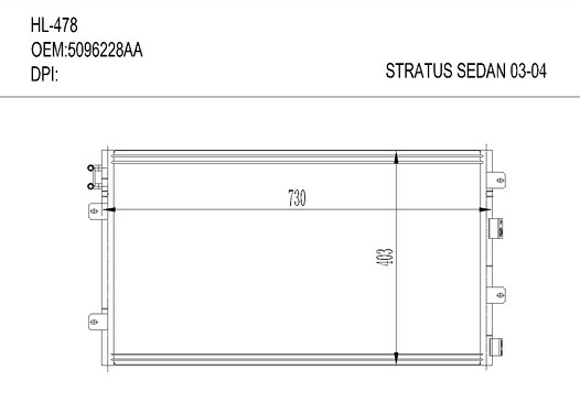 克莱斯勒HL-478 STRATUS SEDAN 03-04