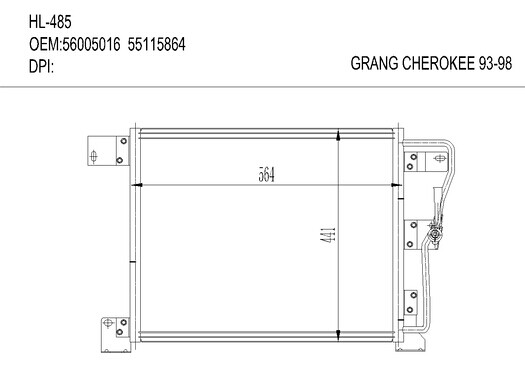 克莱斯勒HL-485 GRANG CHEROKEE 93-98