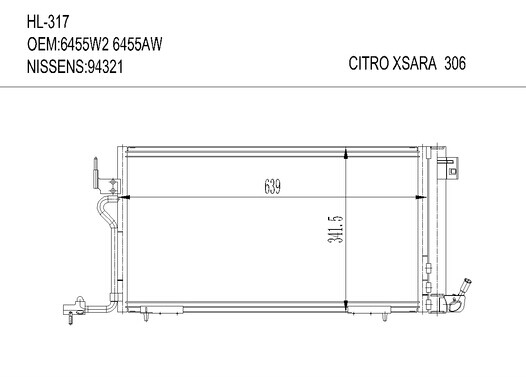标志雪铁龙HL-317 CITRO  XSARA/306