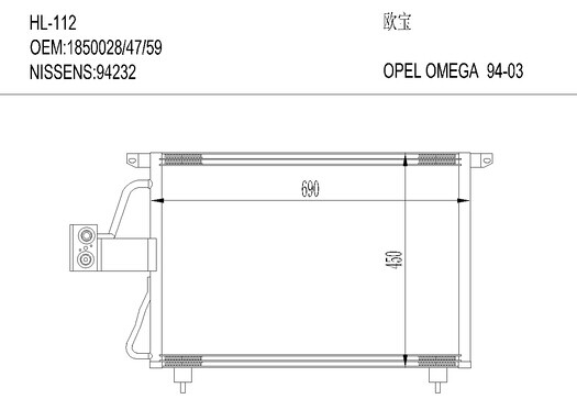 欧宝HL-112 OPEL OMEGA 94-03