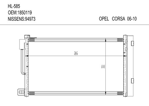 OPELHL-585 OPEL CORSA 06-10